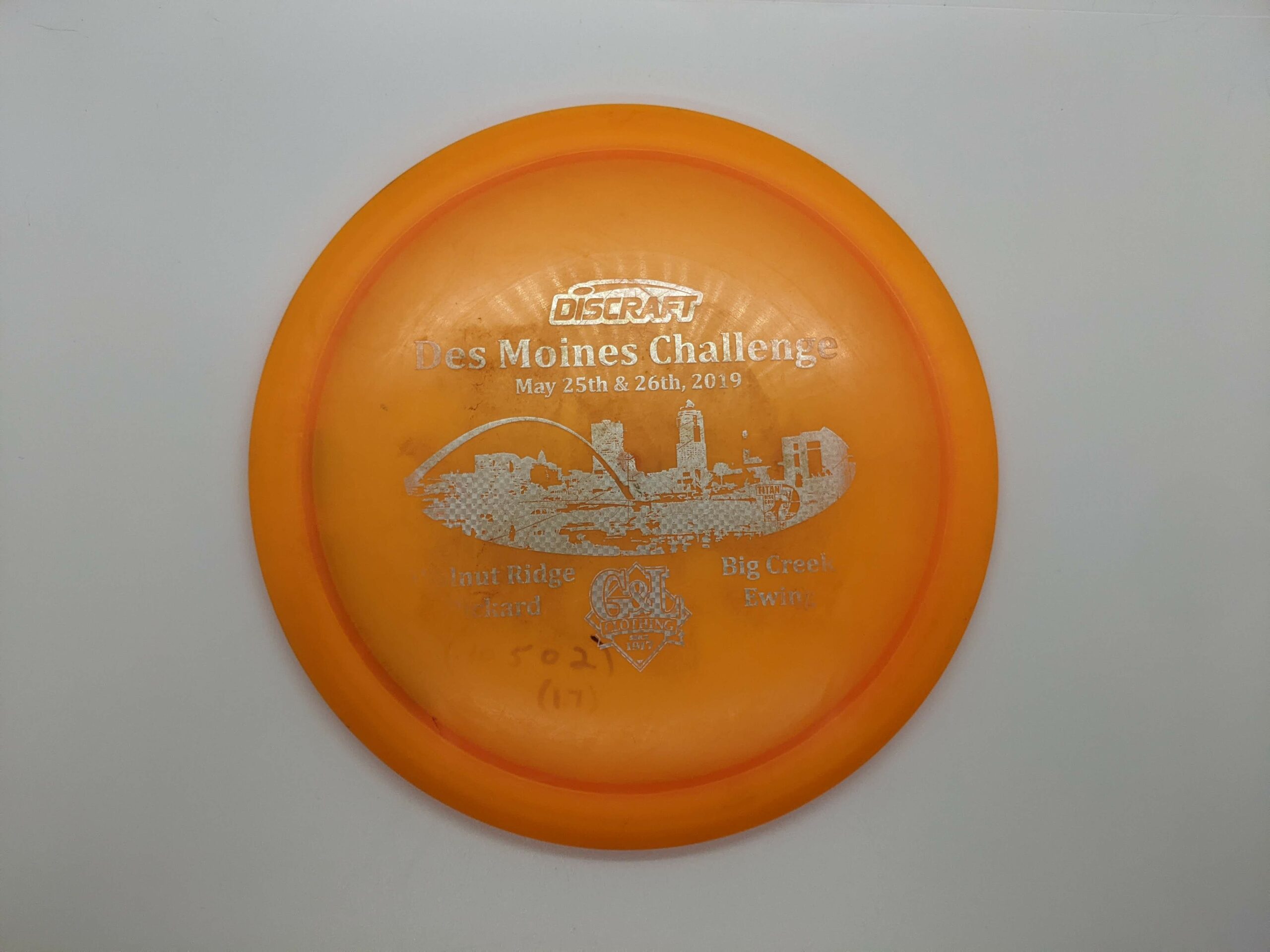 Discraft 2019 Des Moines Challenge Z Vulture