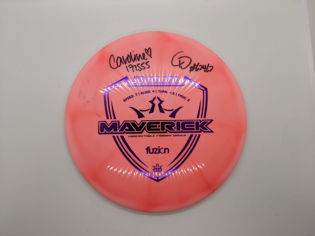 Dynamic Discs Fuzion Burst Maverick *Signed*