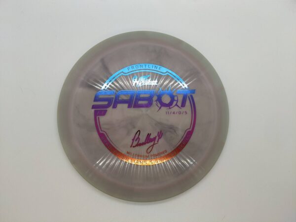 Millennium 2018 TS Bradley Williams Hyzerbomb Swirly Frontline Sabot