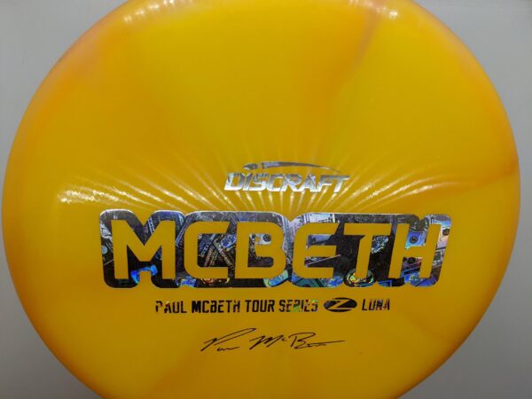 Discraft 2020 Paul McBeth TS Z Swirl Luna *Money Foil* - Image 3